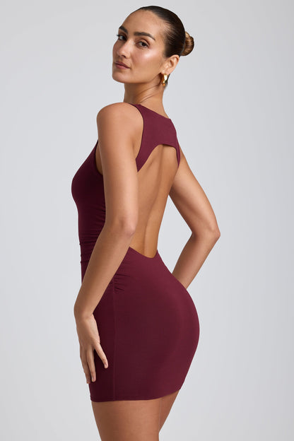 Celeste Modal Open-Back Mini Dress