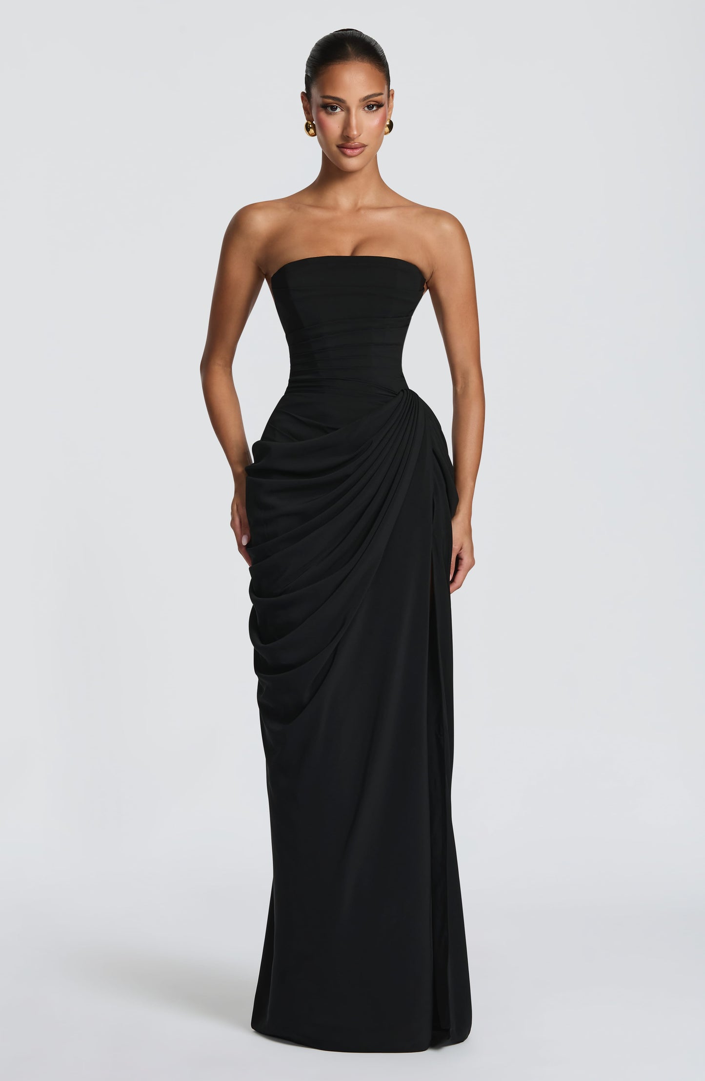Cyra Black Maxi Dress