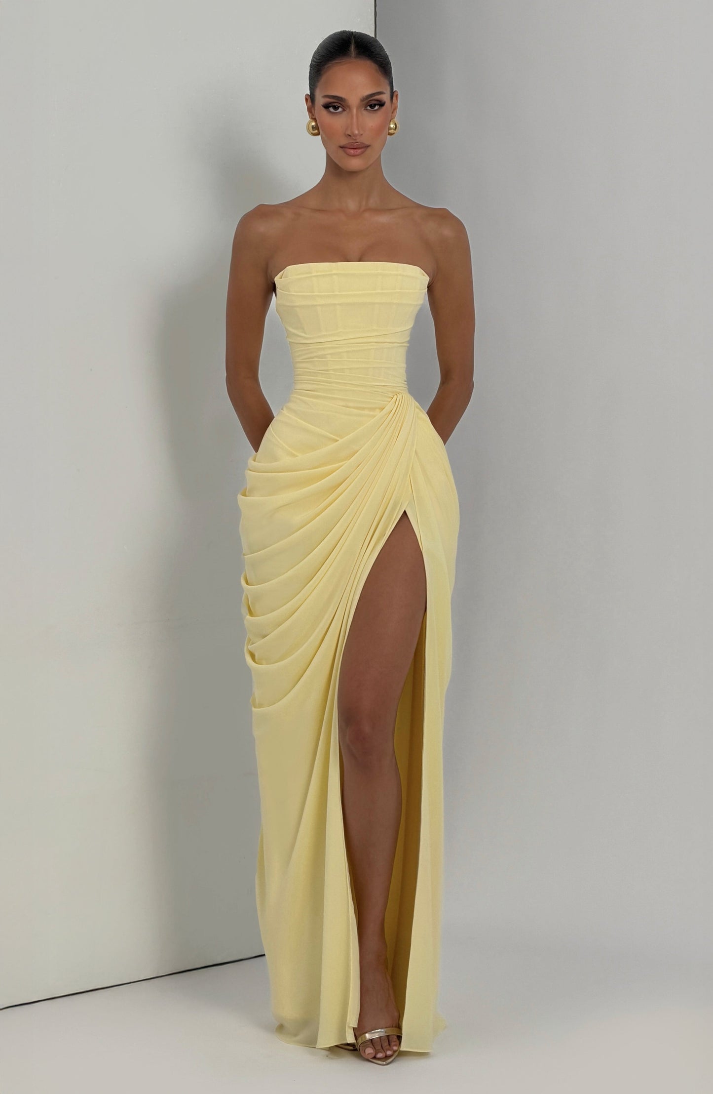 Cyra Black Maxi Dress