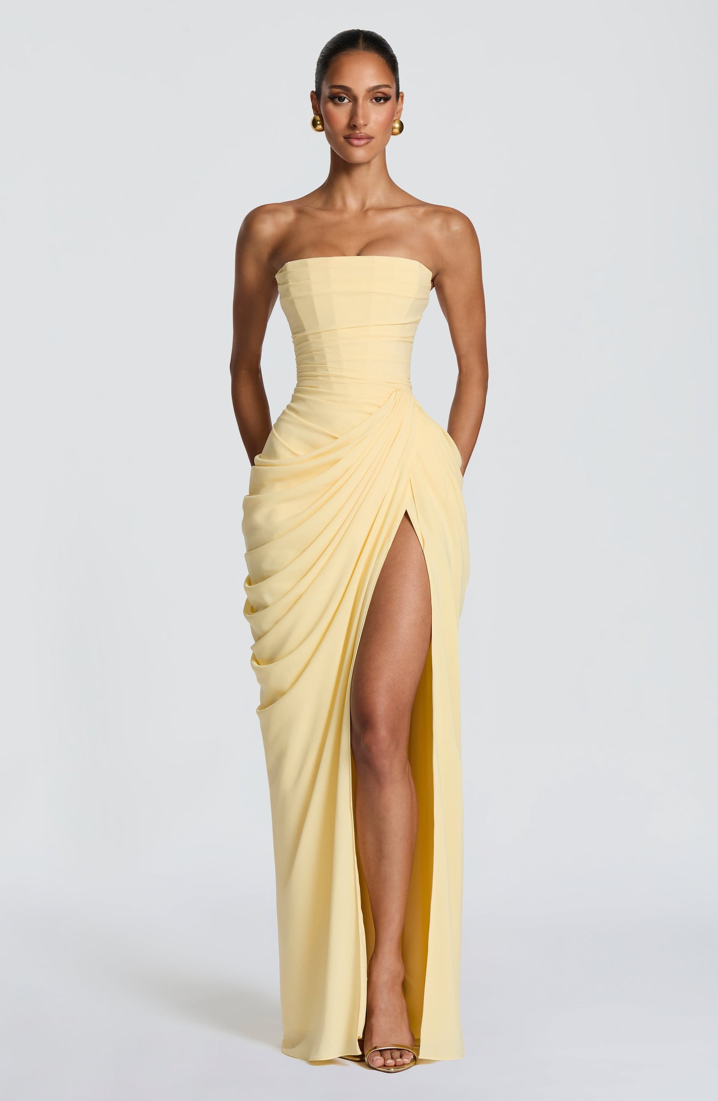 Cyra Black Maxi Dress