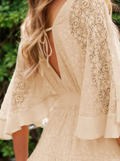 Isabelle Lace Cutout Mini Dress
