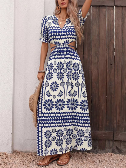 Celestine Floral Cutout Maxi Dress