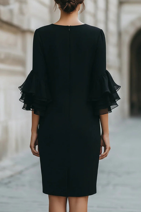 Arabella Ruffle Sleeve Mini Dress