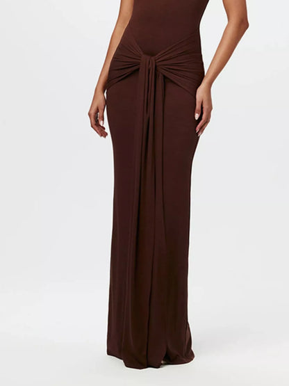 Celestine Knot Front Maxi Dress