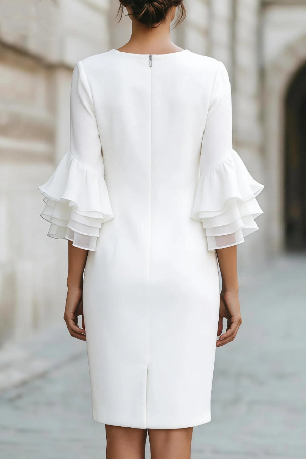 Arabella Ruffle Sleeve Mini Dress