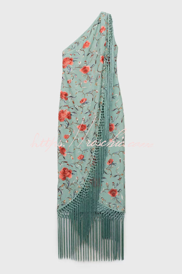 Ophelia Floral Halter Maxi Dress
