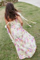 Ellody Maxi Dress in Yellow Petunia