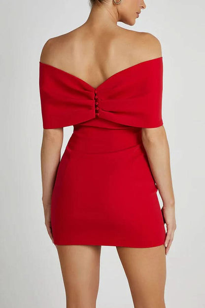 Aria Bow Mini Dress