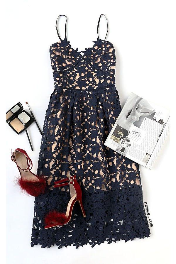 Celeste Lace Ankle Dress