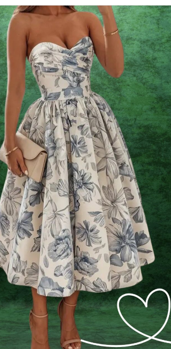 Celeste Floral Ball Gown