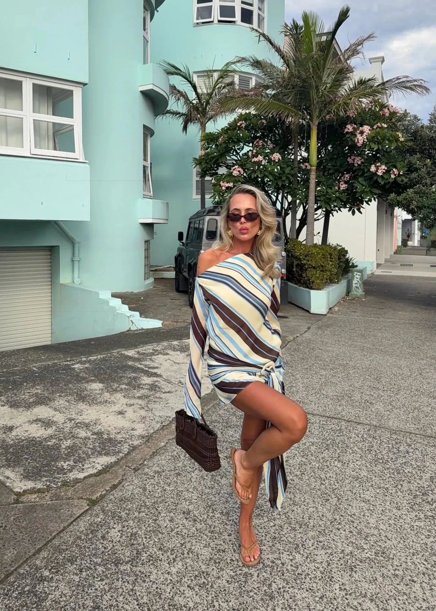 Ella Silk Mini Dress