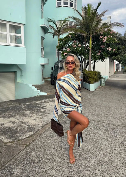 Ella Silk Mini Dress