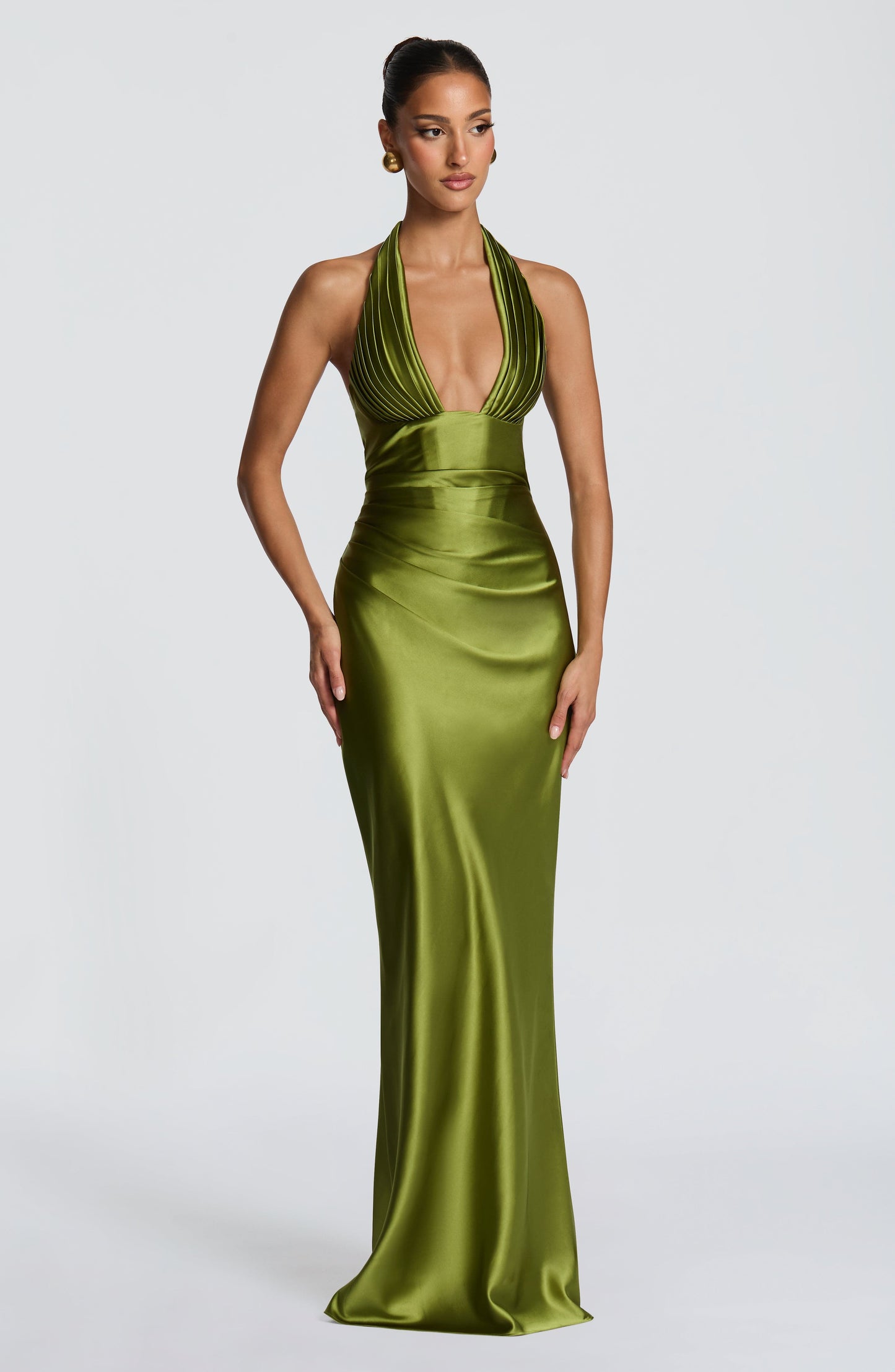 Elowen Cherry Lacquer Maxi Dress