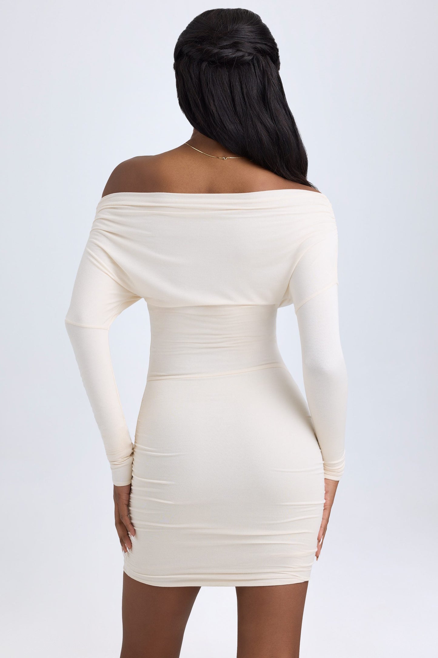 Oriana Modal Off-Shoulder Mini Dress