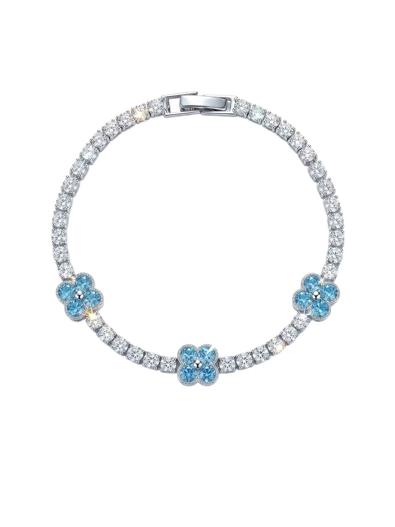 Ice Blue Tennis Bracelet