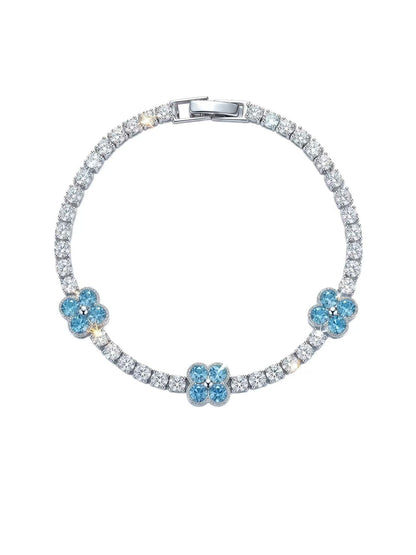 Ice Blue Tennis Bracelet