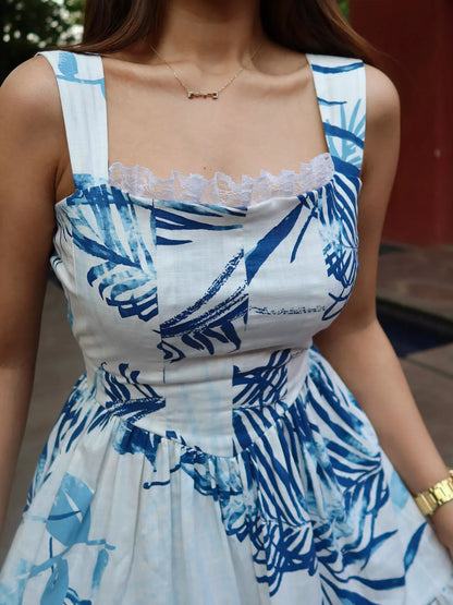 Isabelle Tropical Tiered Maxi Dress