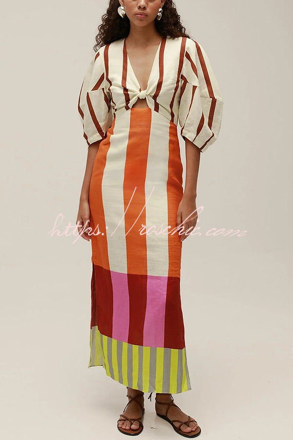 Kaya Linen Maxi Dress