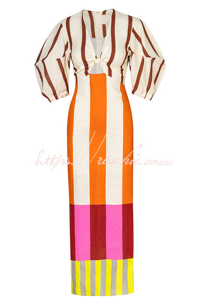 Kaya Linen Maxi Dress