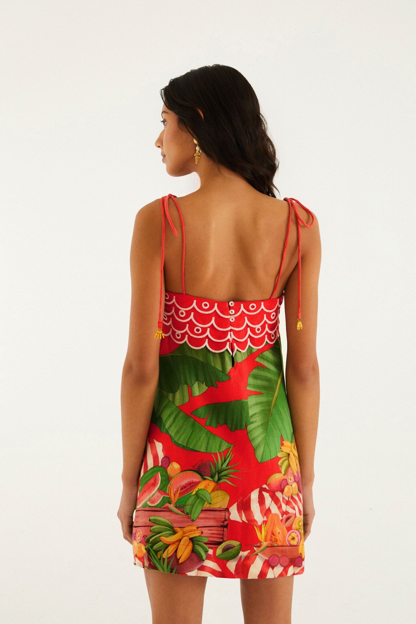 Valentina Tropical Floral Mini Dress