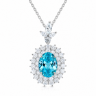 Aquamarine D Necklace