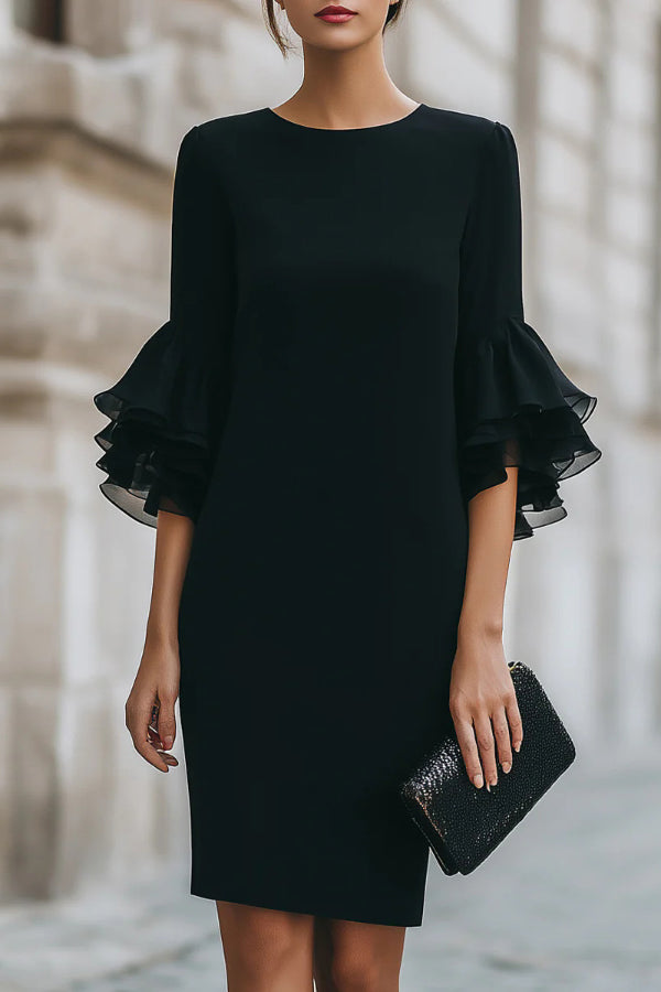 Arabella Ruffle Sleeve Mini Dress