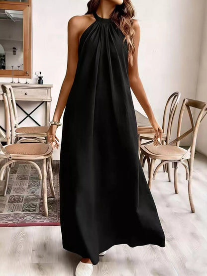 Margot Halter Maxi Dress in Cream