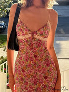 Valentina Floral Spaghetti Strap Maxi Dress