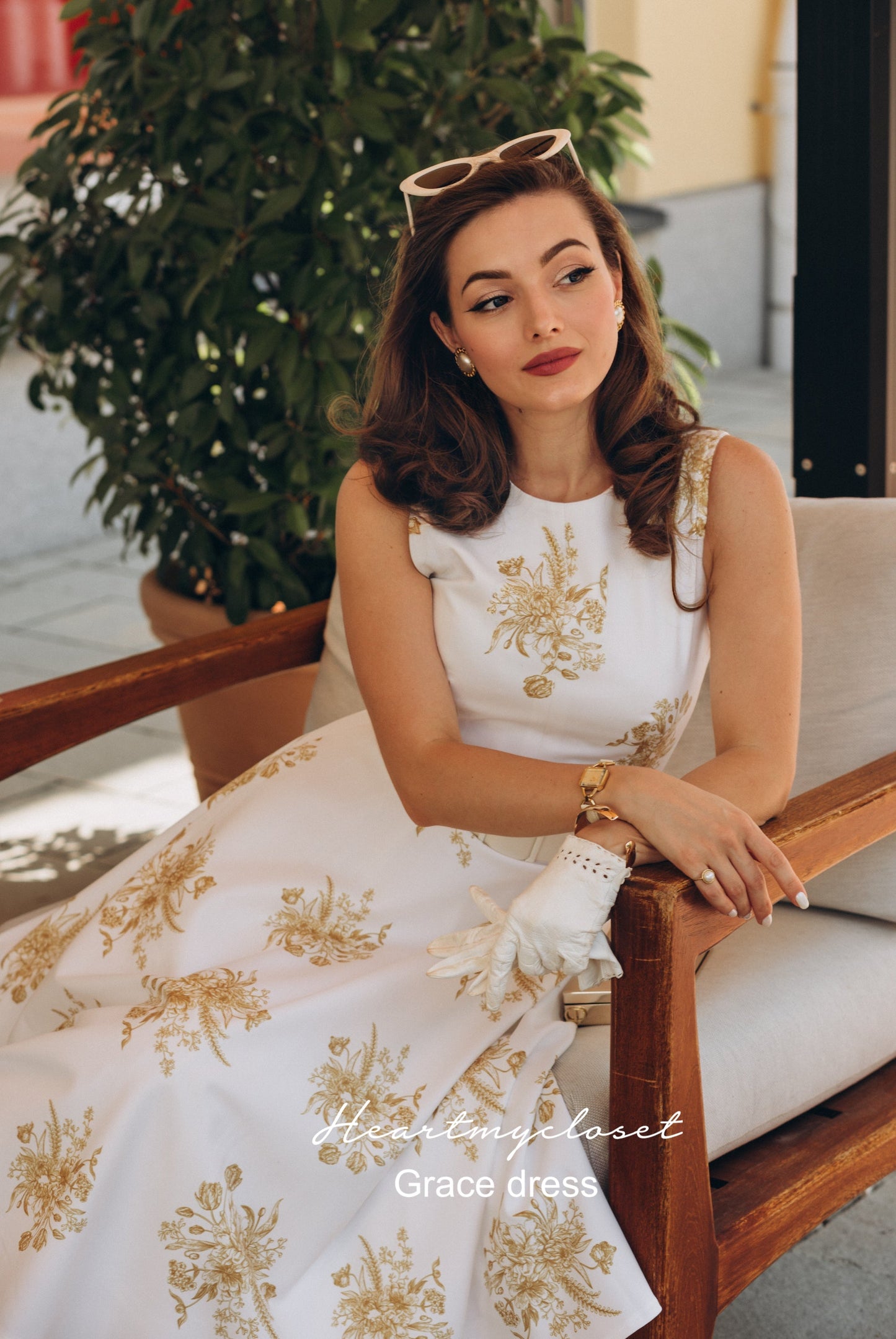 Audrey Vintage-Inspired Midi Dress