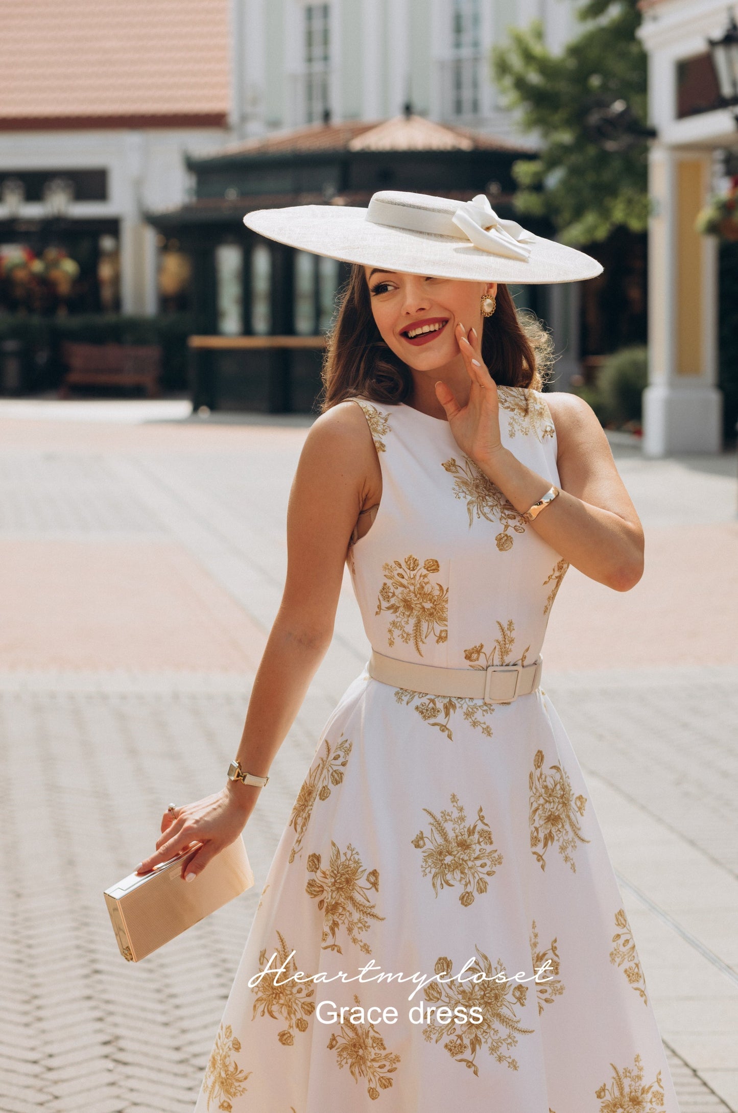 Audrey Vintage-Inspired Midi Dress