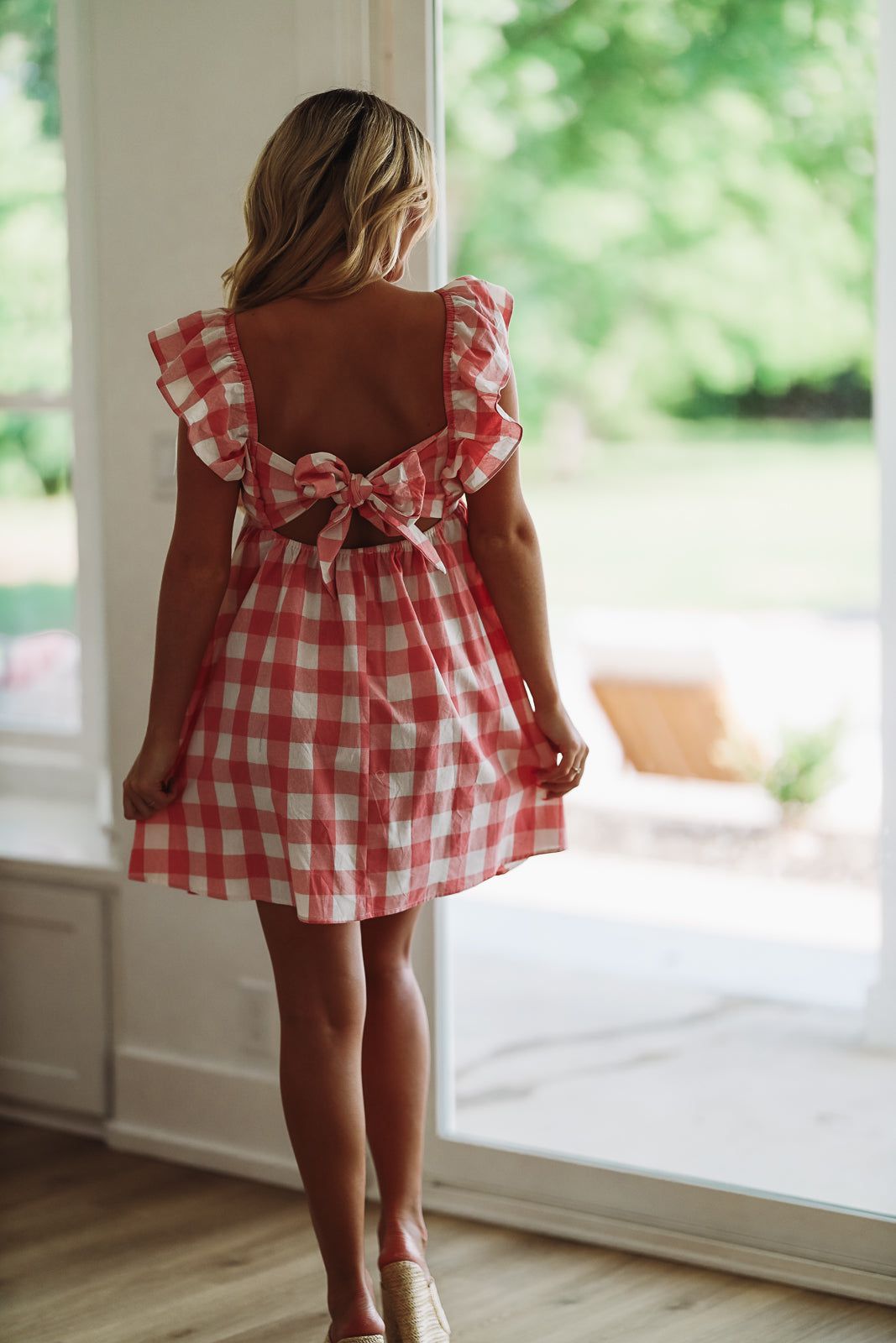 Margot Plaid Babydoll Dress