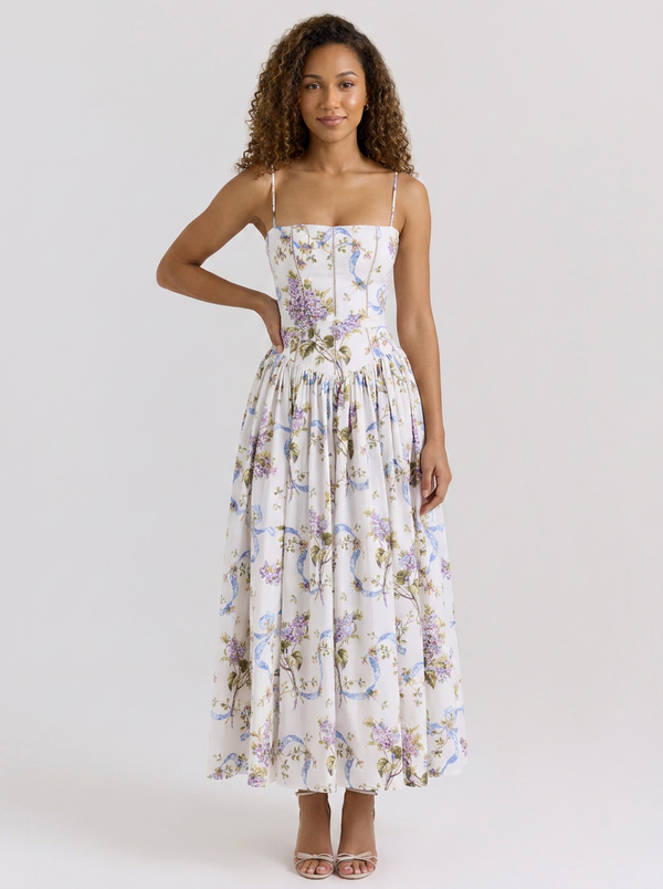 Valentina Floral Midi Dress
