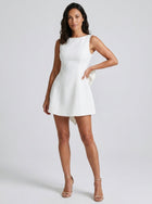 Eleanor Bow Mini Dress