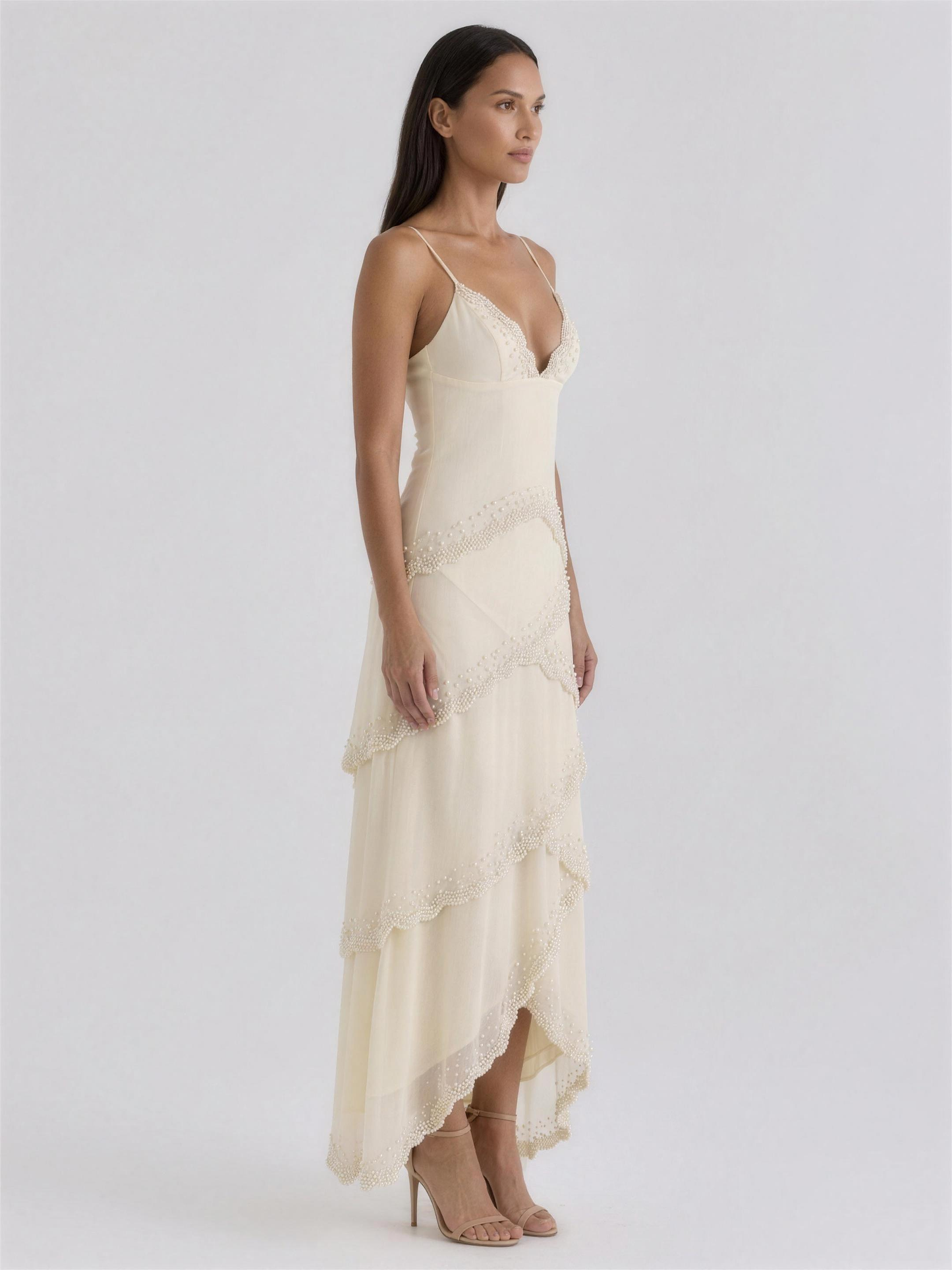 Selene Vanilla Maxi Dress