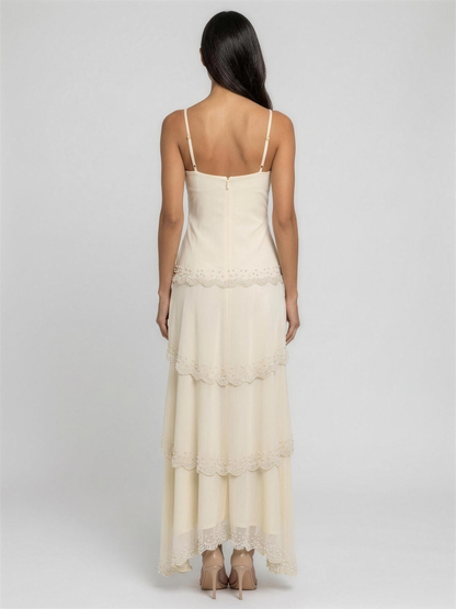 Selene Vanilla Maxi Dress