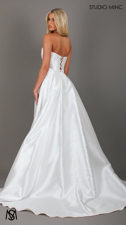 Honey Mikado Ball Gown