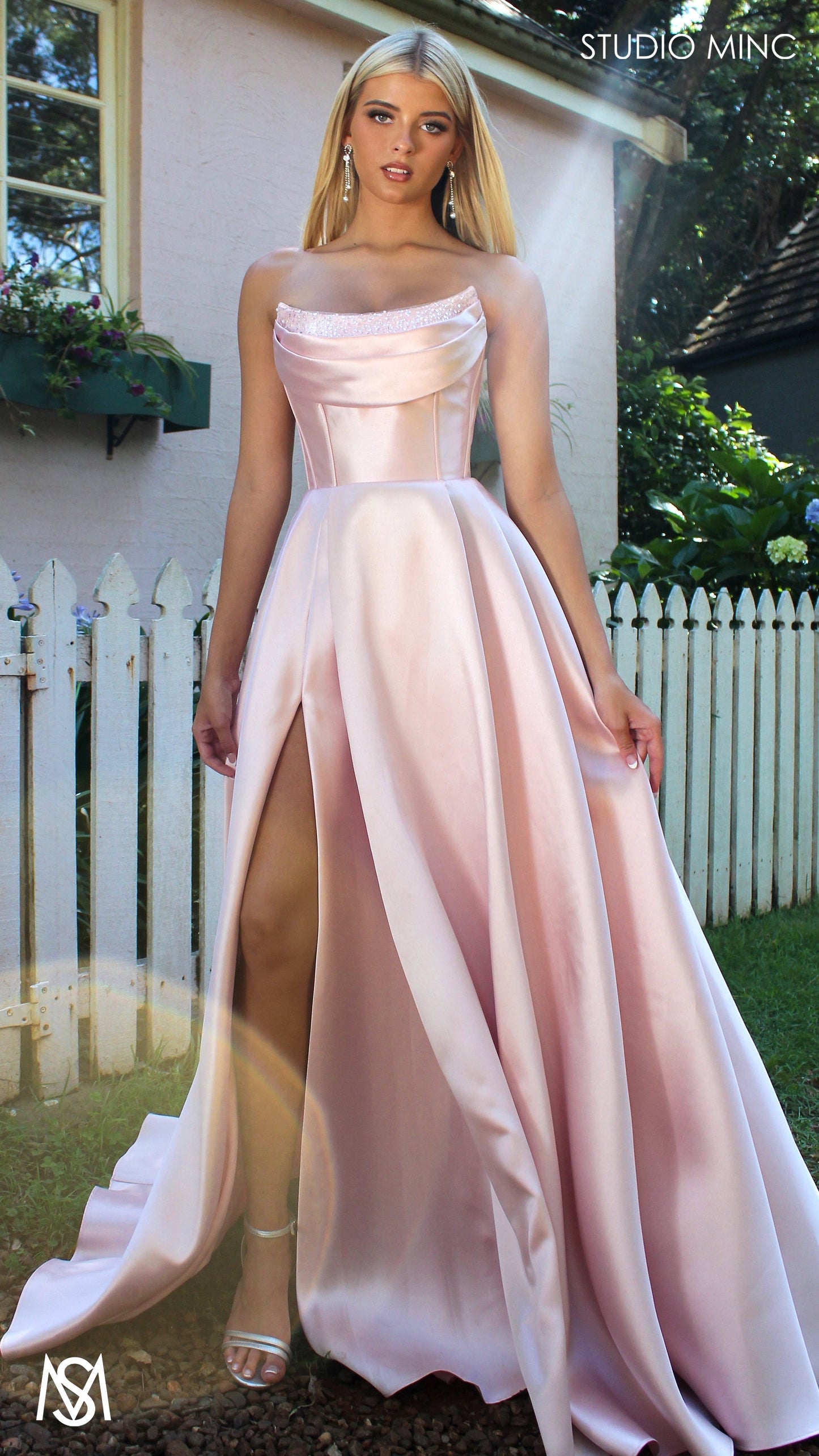 Honey Mikado Ball Gown
