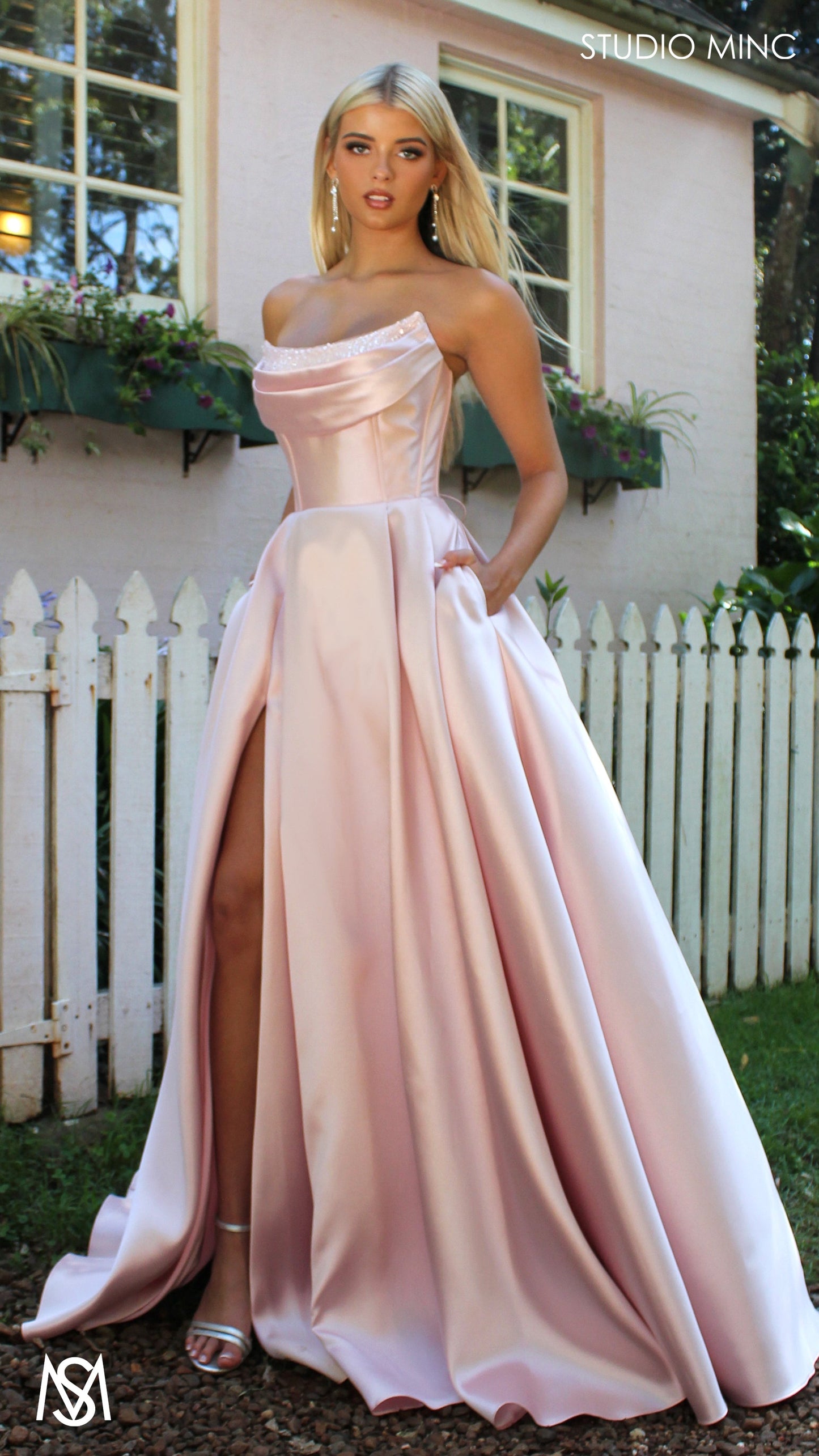 Honey Mikado Ball Gown