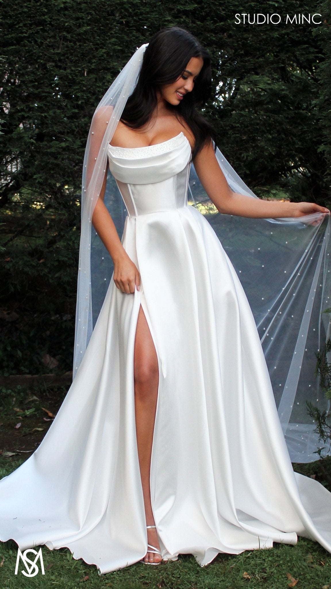 Honey Mikado Ball Gown