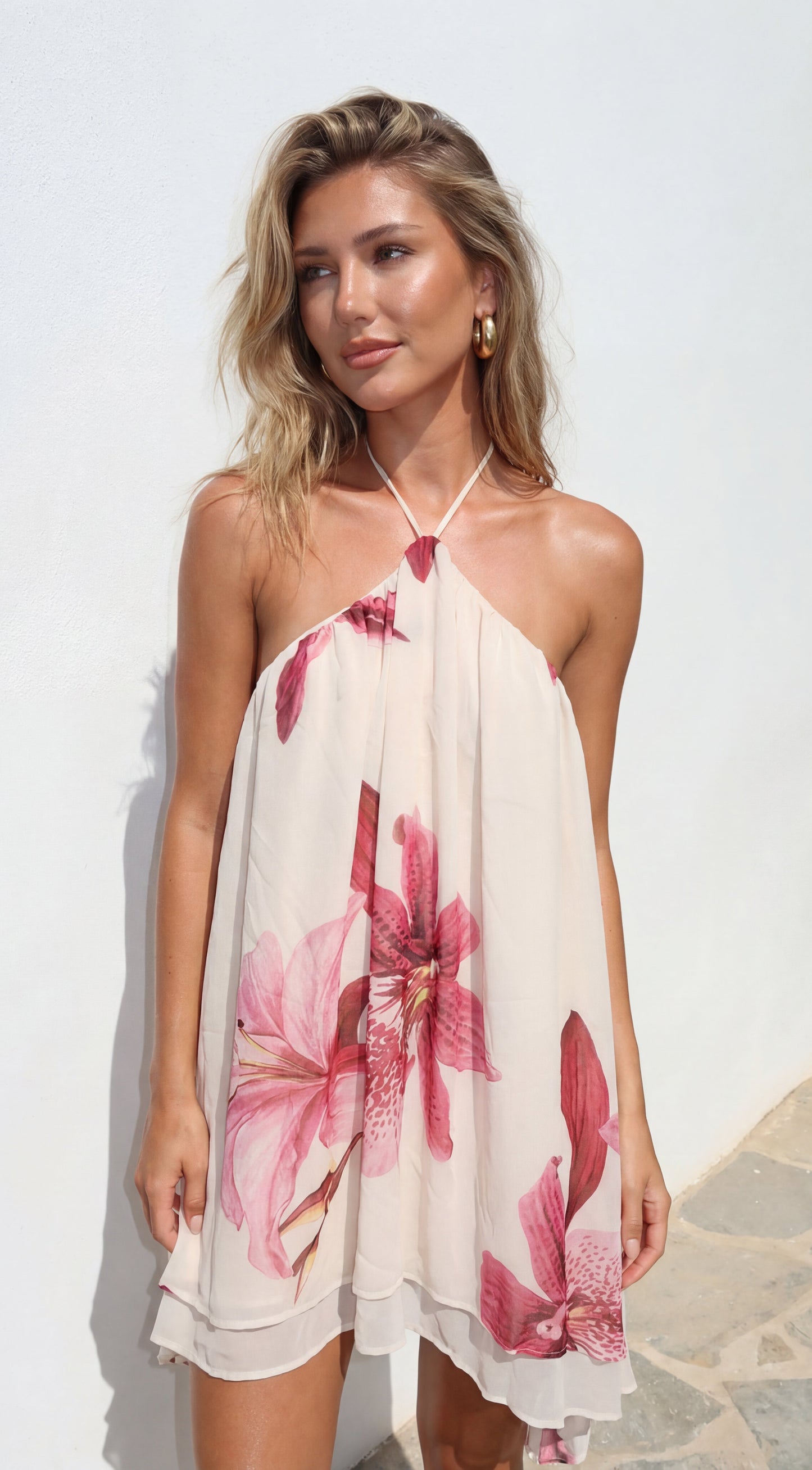 Edith Floral Mini Dress