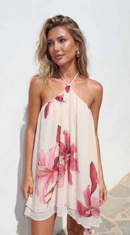 Edith Floral Mini Dress