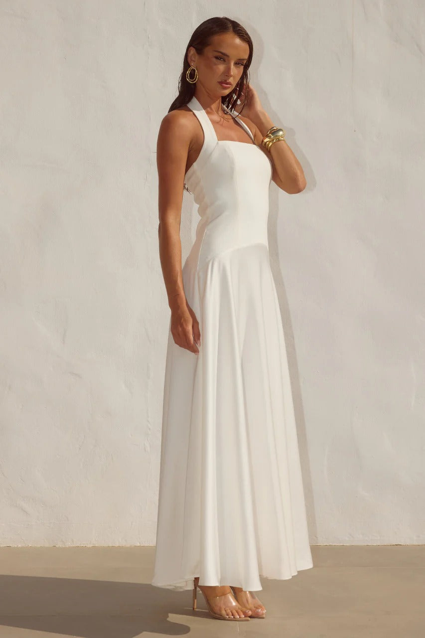 Odina Palm Maxi Dress