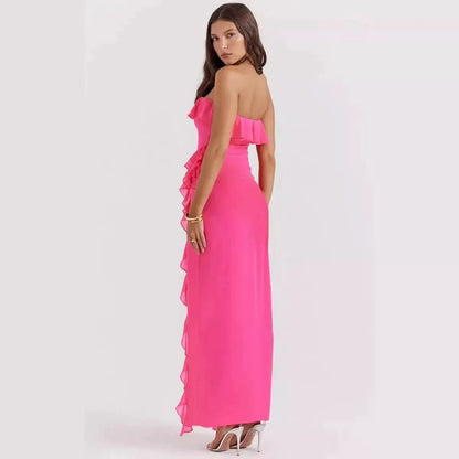 Sarina Ruffle Maxi Dress