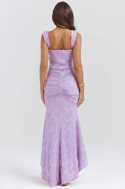 Numida Square Neck Corset Maxi Dress