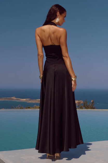 Odina Palm Maxi Dress