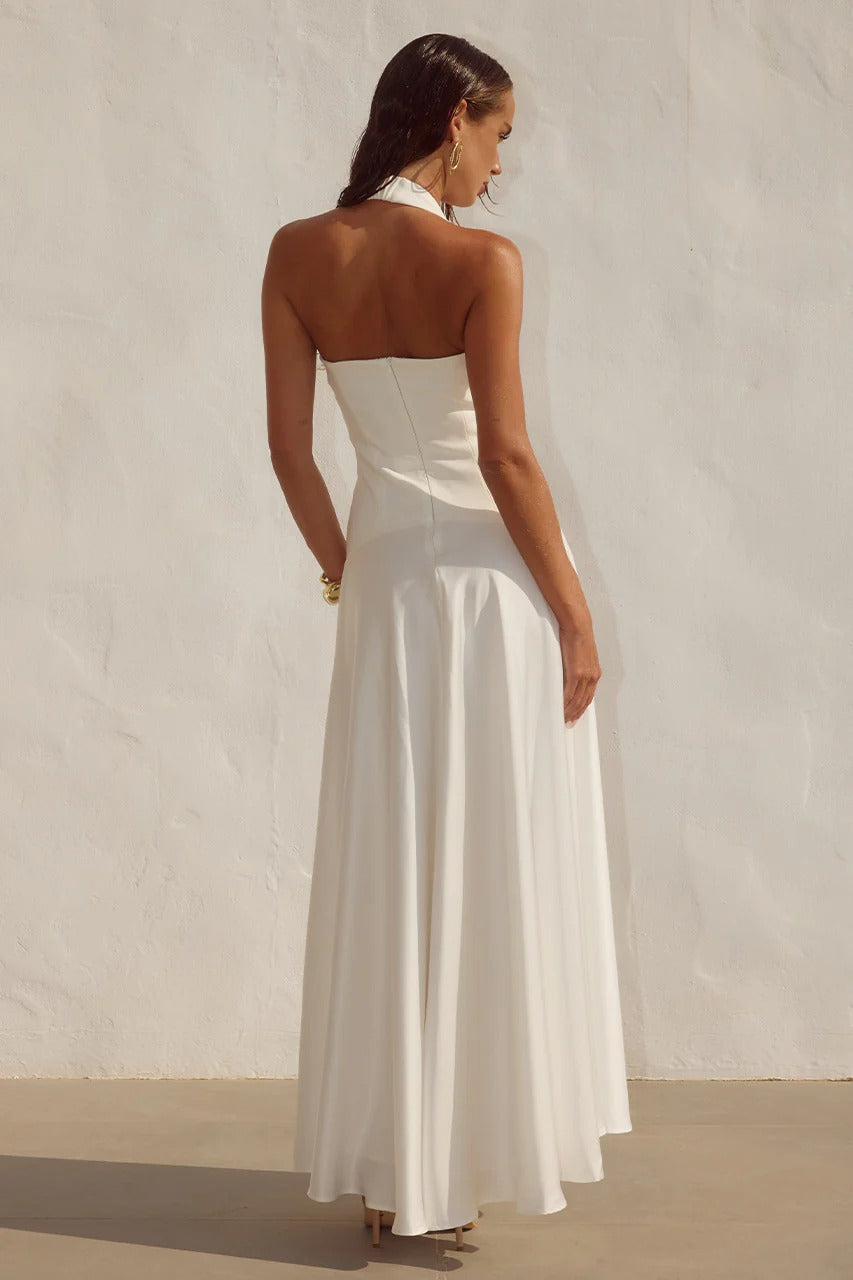Odina Palm Maxi Dress