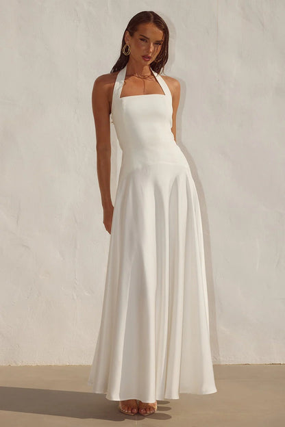 Odina Palm Maxi Dress