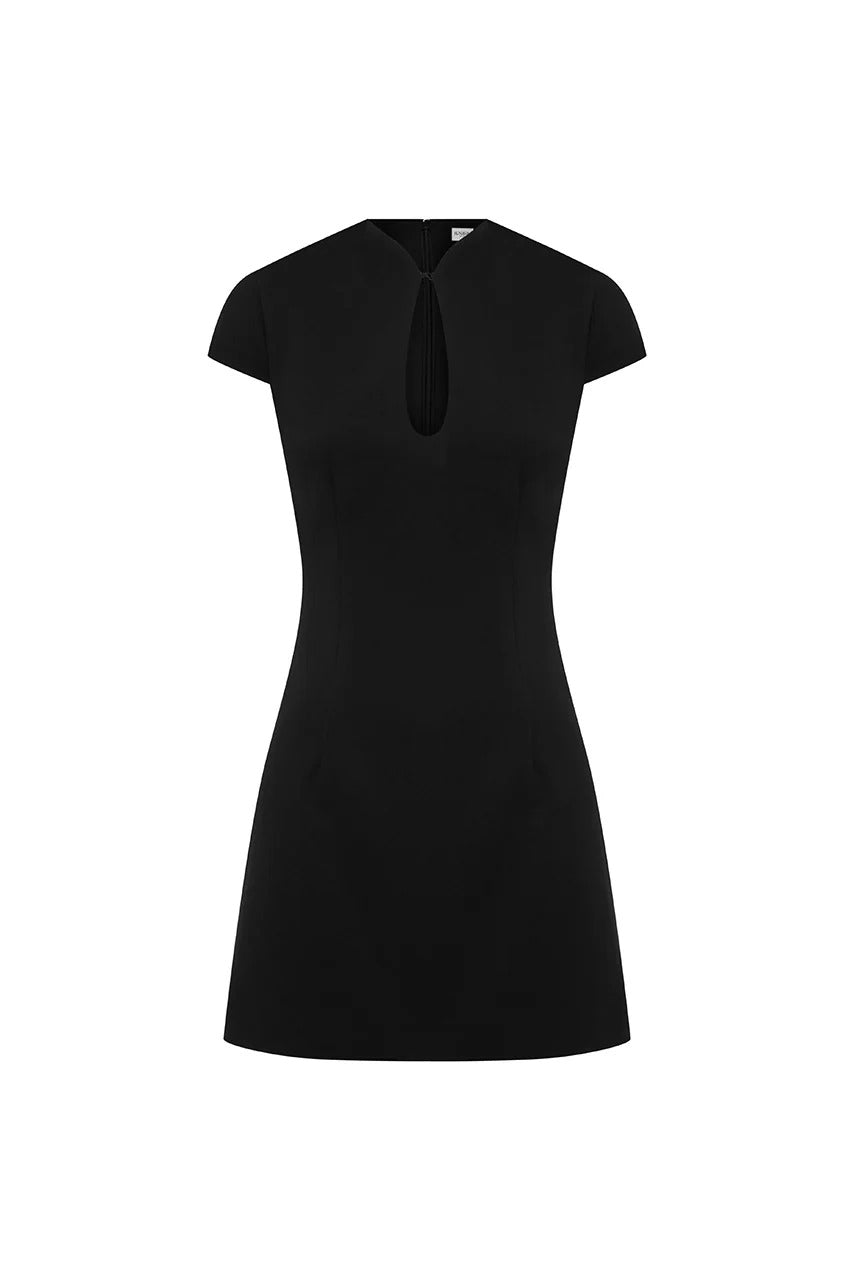Vieno Mini Dress in Black