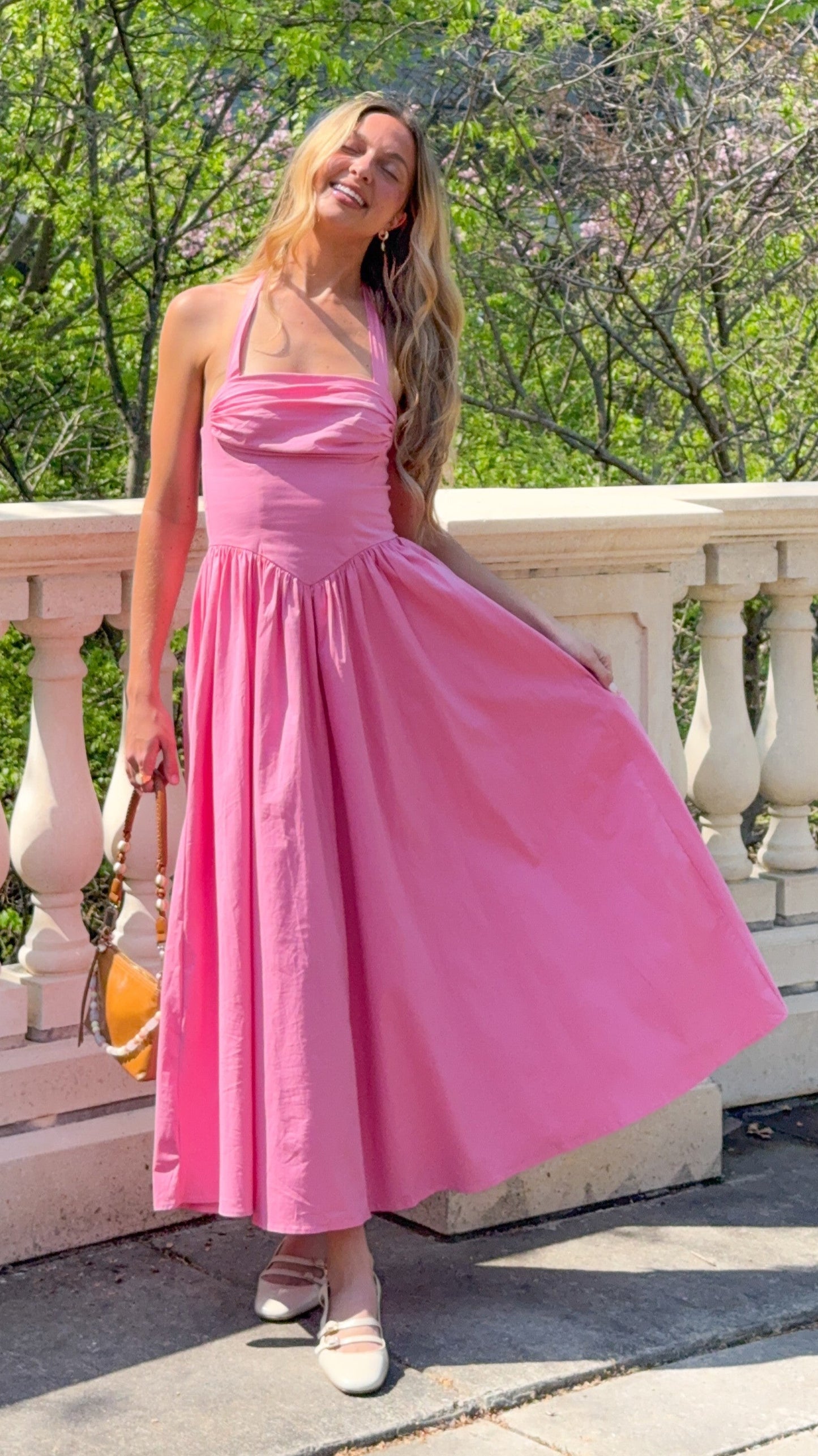 Haisley Pink Maxi Dress