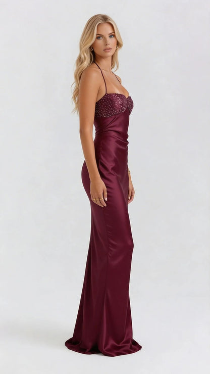 Jade Sequin Maxi Dress